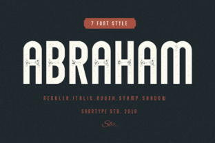 Abraham Family: A Modern Sans Serif for Bold Campaigns