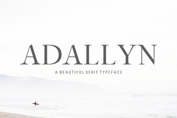 Adallyn Family: A Modern Serif Font for Digital Branding