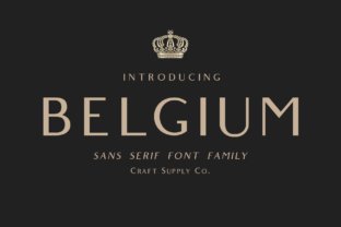 Belgium Family: A Modern Serif Font for Web Design