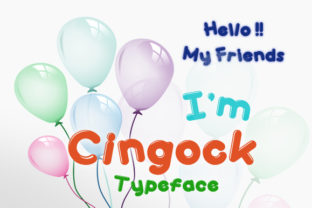 Cingock: A Playful Sans Serif Font for Bold Visuals