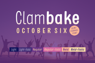 Clambake October Six for a Modern Editorial Look