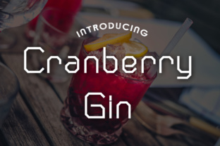 Cranberry Gin Font for Modern Digital Marketing
