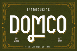 Domco: A Modern Sans Serif Font for Branding Projects