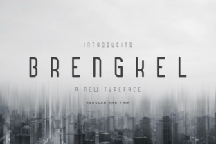 Enhance Your Editorial Design with the Brengkel Typeface