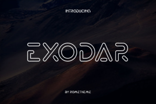 Exodar Font for Professional Branding