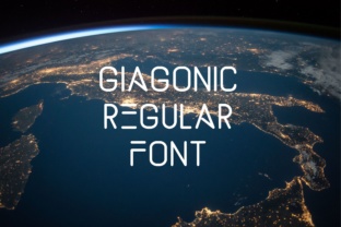 Giagonic: A Versatile Serif Font for Crafters and Creators