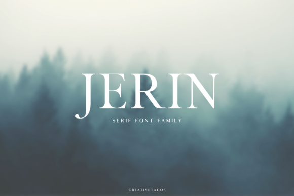 Jerin: A Modern Serif Font for Web Design