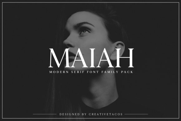 Maiah Family Serif Font for Modern Web Design