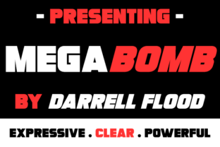 Megabomb Font for Handmade Creations