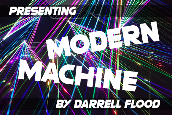 Modern Machine: A Bold Sans Serif Font for Digital Projects