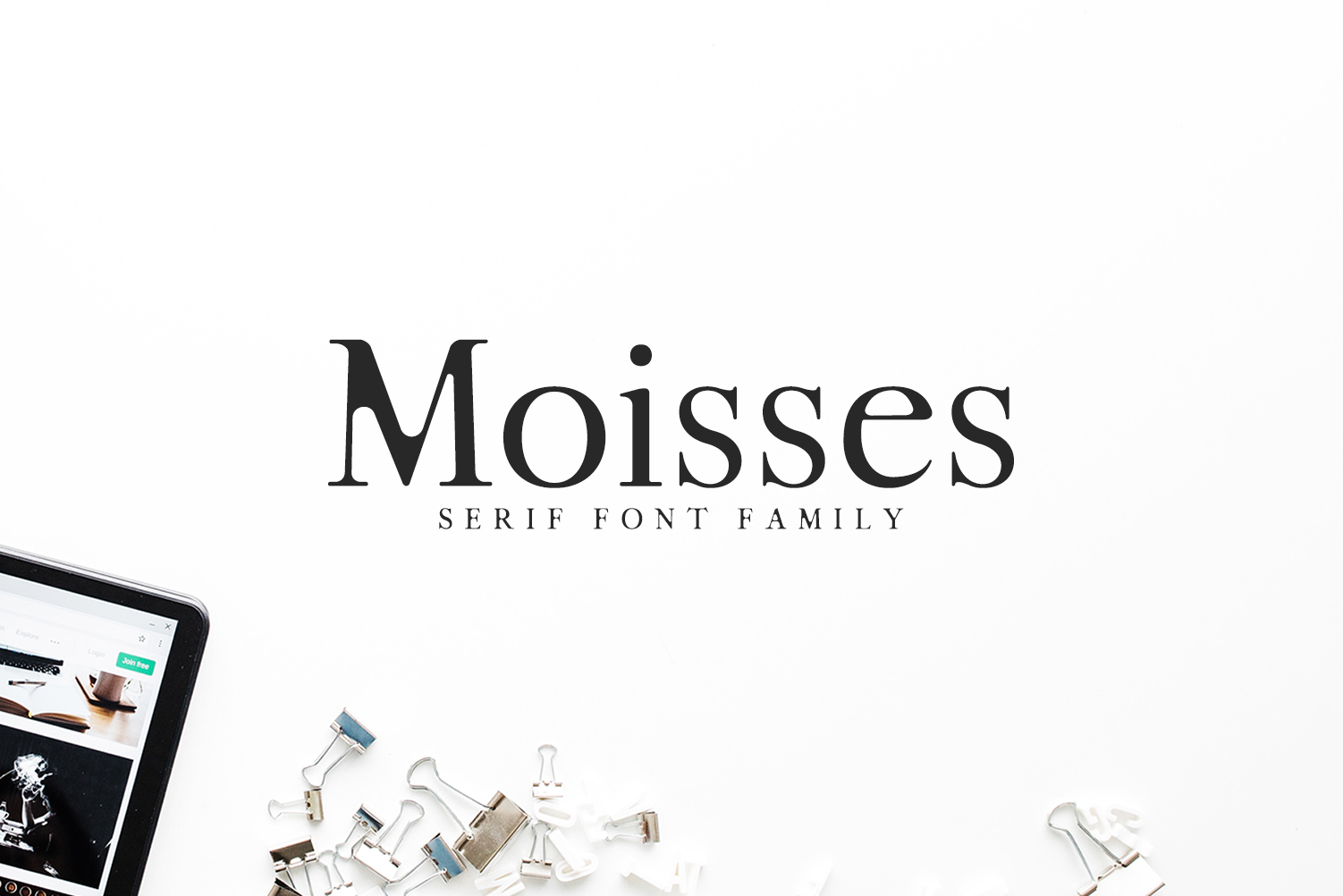 Moisses: A Modern Serif Font for Thoughtful Design