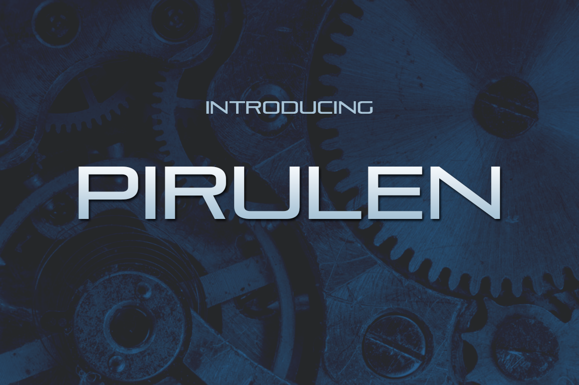 Pirulen: A Techno Font with a Cosmic Edge