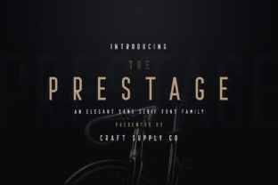 Prestage: A Modern Sans Serif Font for Digital Design