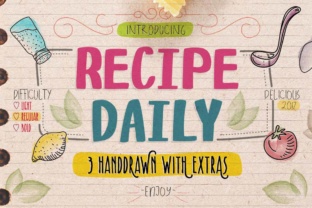 Recipe Daily: A Modern Font for Polished Branding
