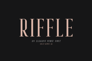 Riffle Serif Font for Modern Campaigns