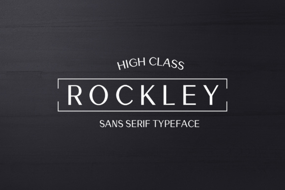 Rockley Family: The Modern Sans Serif Font for Clear, Creative Campaigns