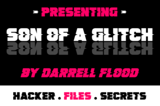 Son of a Glitch: A Modern Font for Bold Editorial Design