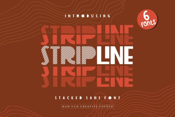 Strip Line: A Playful Sans Serif for Modern Editorial Design