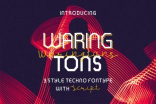 Waring Tons: A Modern Sans Serif Font for Editorial Design