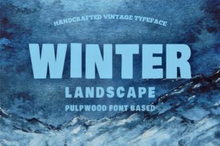 Winter Landscape Serif Font Review